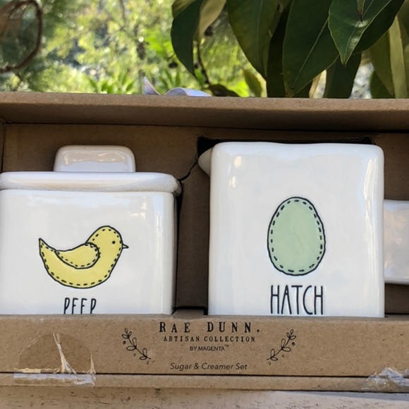 Rae Dunn🌼Sugar & Creamer Set🌼 - Picture 8 of 8